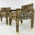 Not Yet Made - Made To Order Leopard Parsons Chair With Brass Sabots For Sale - Image 5 of 7