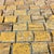 Mediterranean Gold Travertine Polished Broken Tessere Mosaic For Sale - Image 3 of 4