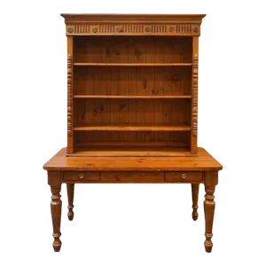 Mid 20th Century Drexel 2 Part Pine Hutch Welsh Dresser