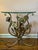 Metal Vintage Illuminated Gilt Metal Floral Side/Cocktail Table, in the Manner of Hans Kögl, C. 1960s–70s For Sale - Image 7 of 12