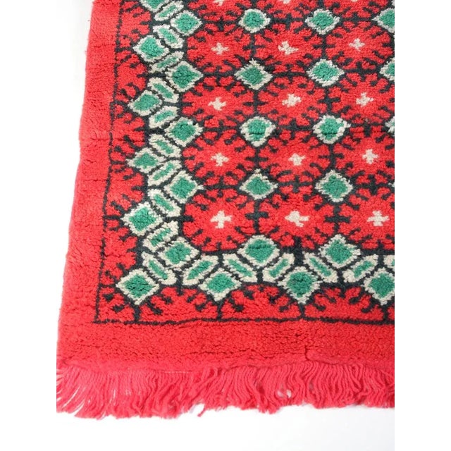 Mid-Century Modern Mid-Century Czechoslovakian Wool Runner Rug, 1960s For Sale - Image 3 of 9