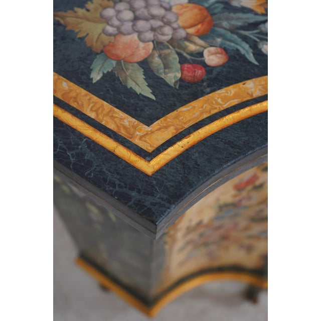 1930s Venetian Marble Top Paint Decorated Console Sideboard For Sale - Image 14 of 18