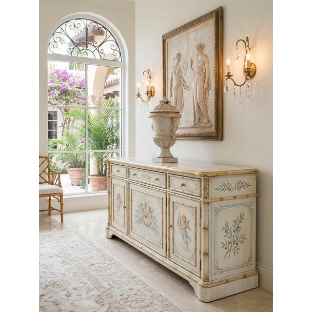 Ceramic Mid 20th Century Italian White Glazed Ceramic Lidded Urn For Sale - Image 7 of 7
