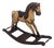 Antique Wooden Rocking Horse, 1920s For Sale