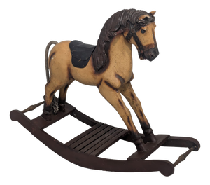 Antique Wooden Rocking Horse, 1920s