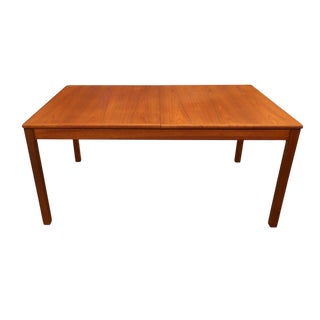 Danish Teak Dining Table with Butterfly Top, 1960s For Sale
