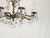 Antique 8 Arm Dark Patina Opulent Brass Cut Lead Glass Crystal Chandelier For Sale - Image 10 of 15