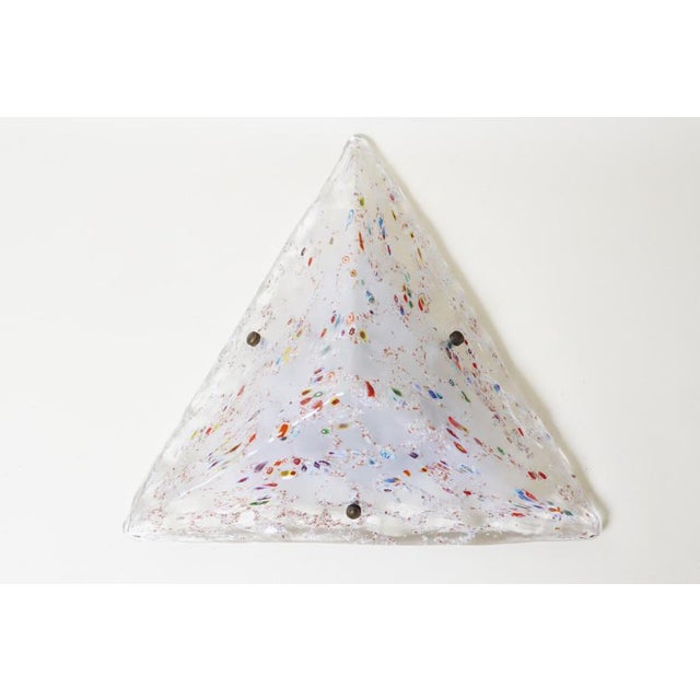 Modern Murano Glass Pyramid Lamp from La Murrina, Italy, 1980s For Sale - Image 9 of 16