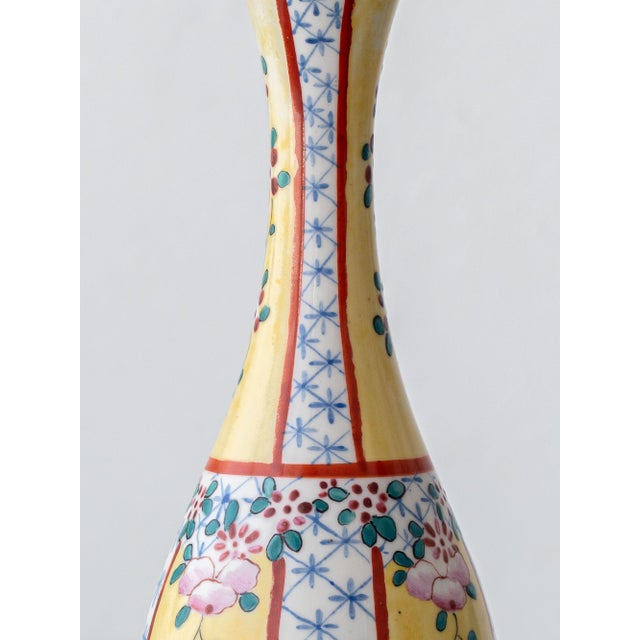 Chinoiserie Yellow Porcelain Lamp, Europe, 1900s For Sale - Image 10 of 15