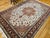 Fine Tabriz Shirfar Rug, Hand-Knotted Wool & Silk, Floral Pattern, Ivory & Chocolate, 7x10 For Sale - Image 10 of 18
