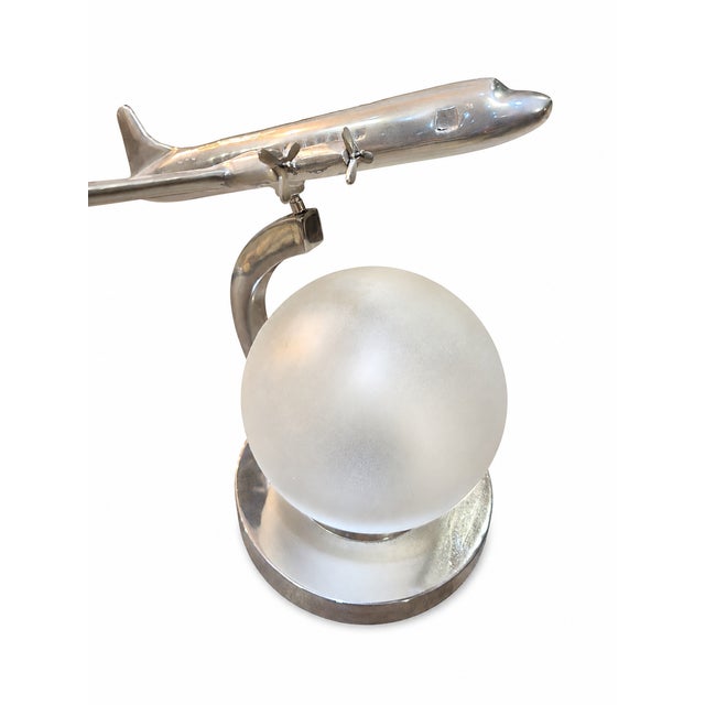 1990s Vintage Eichholtz Airplane Lamp, 1990s For Sale - Image 5 of 11