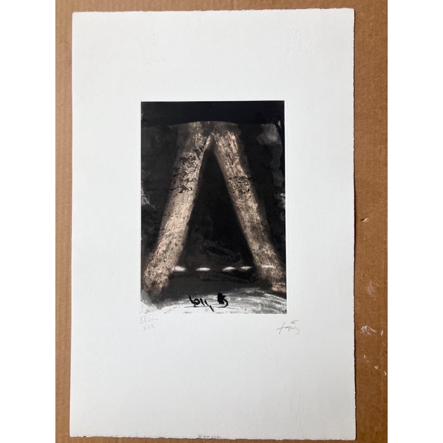 1970s Antoni Tàpies Untitled Composition 1970 Reproduction Print For Sale - Image 5 of 7