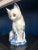 Figurative Vintage Hand-Painted Delft Ceramic Cat Figurine For Sale - Image 3 of 9
