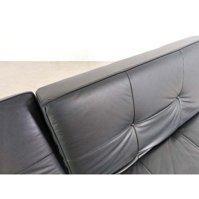 Smala Sofa in Black Leather from Ligne Roset, France For Sale - Image 14 of 18