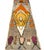 Vintage Moroccan runner hand woven in gray, yellow and orange wool in an abstract Berber pattern. Dimensions: 2'6 x 10'4