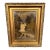 19th Century European Alpine Landscape Oil on Board With Hand-Carved Gilt Frame, Circa 1870 For Sale