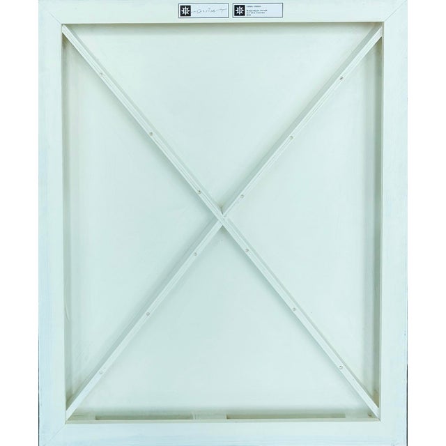 "Coral Crown" by Michael DesRosiers Abstract Mixed-Media on a MDF Panel (2022) For Sale - Image 4 of 6