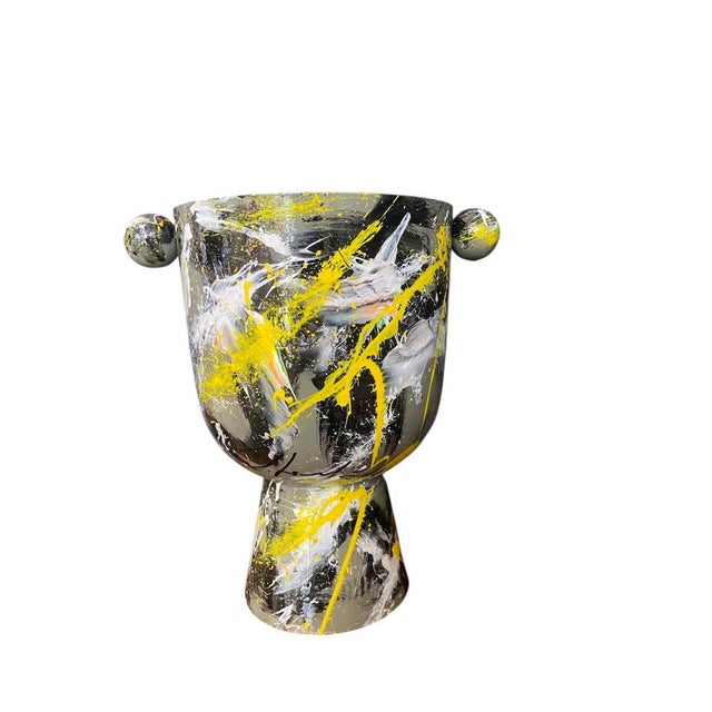 Decorative Metal Cup by Silvio Formichetti, 2000s For Sale - Image 10 of 10