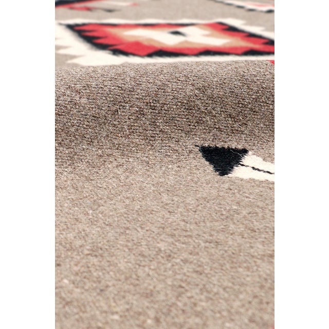 Modern Pasargad Home Tuscany Mocha Wool Area Rug- 4' 0'' X 6' 0'' For Sale - Image 3 of 5