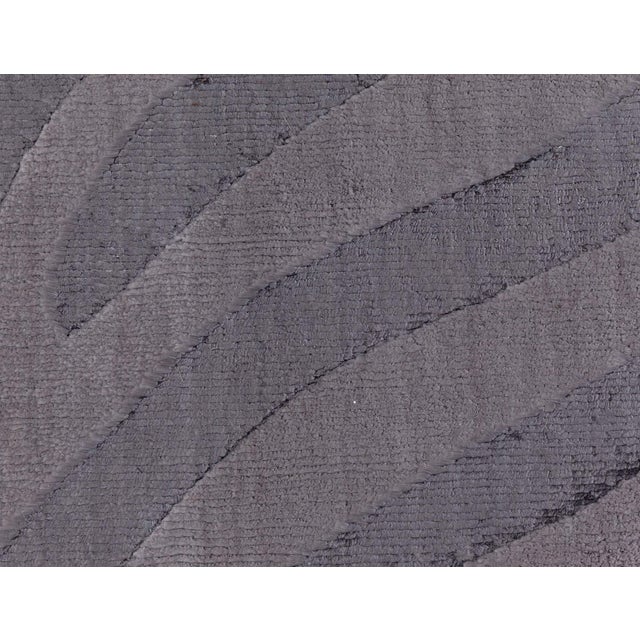 Modern Animal Print-Inspired Banana Silk Rug by Doris Leslie Blau For Sale In New York - Image 6 of 10