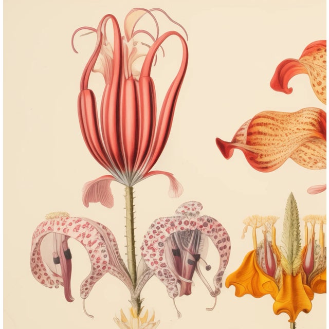 2020s 13" X 9" 'Garden Flowers' Botanical Print, 'Hortus Floridus' Style, Unframed For Sale - Image 5 of 6