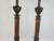Wood Vintage Stiffel Torchiere Table Lamps Brass Wood - Rare Neoclassical Design - a Pair For Sale - Image 7 of 13