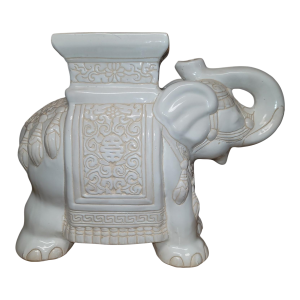 Vintage 1970's Elephant Garden Stool