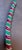 35 Ct Emeralds & 35 Ct Rubies + 15 Ct Diamond Bracelet 18ky Gold, 8 " For Sale - Image 4 of 8