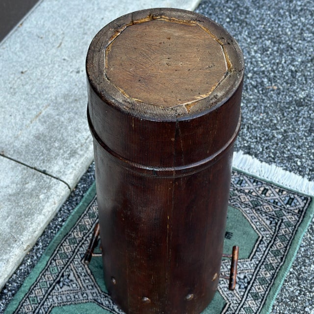 Antique Rustic Wooden Cane or Umbrella Stand For Sale - Image 12 of 12
