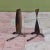 Bronze Modernist Twisted Bronze Andirons For Sale - Image 8 of 12