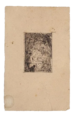 Unknown - Workshop - Original Etching - 19th century
