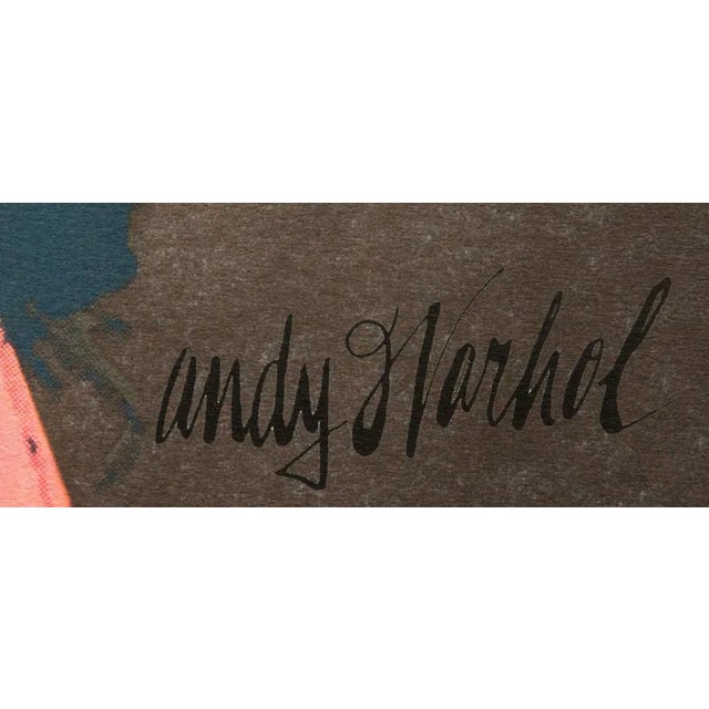 1986 Carnegie Museum of Art After Andy Warhol "Marilyn Monroe" Lithograph Portrait signed numbered print, stamp...