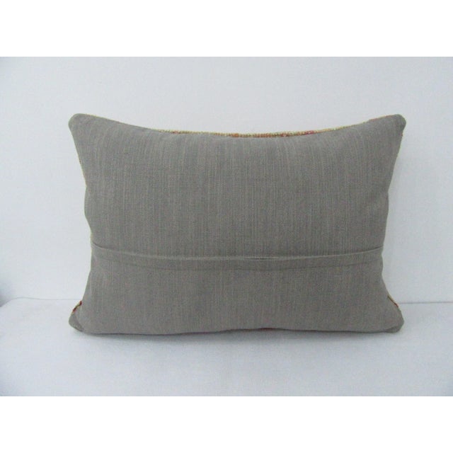 Mid-Century Modern Decorative Faded Pillow Cover For Sale - Image 3 of 4