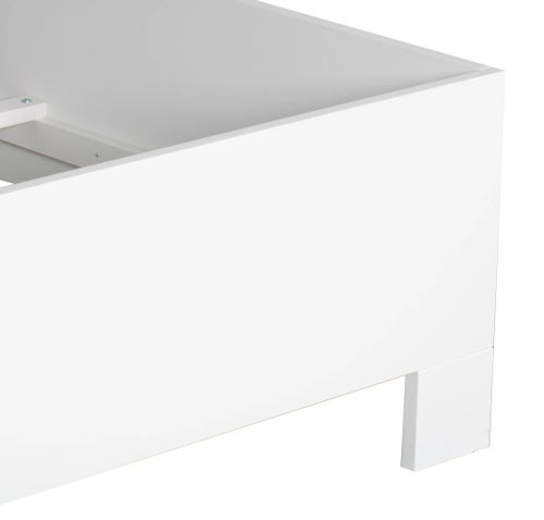 Honeycomb Bed Twin Extra Long - White Bedframes