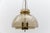 Brass and Smoked Glass Hanging Lamp from Limburg, Germany, 1960s For Sale - Image 4 of 14
