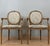 Wood Louis XVI Armchairs with Medallion Backs, 1920s, Set of 2 For Sale - Image 7 of 7