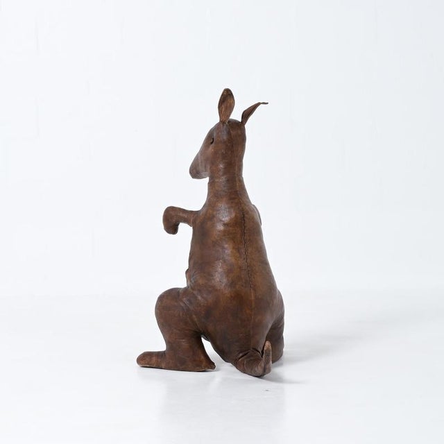 Animal Skin Leather Magazine Holder by Dimitri Omersa for Abercrombie & Fitch, 1960s For Sale - Image 7 of 18