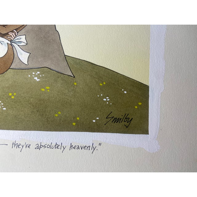 Illustration Original Published Diners Club Magazine Artwork Painting by Francis Wilford Smith "Smilby" Rare For Sale - Image 3 of 9