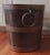 Large antique early 19th c. Georgian brass and copper peat bucket with loose ring handles in the manner of Thomas Hope....