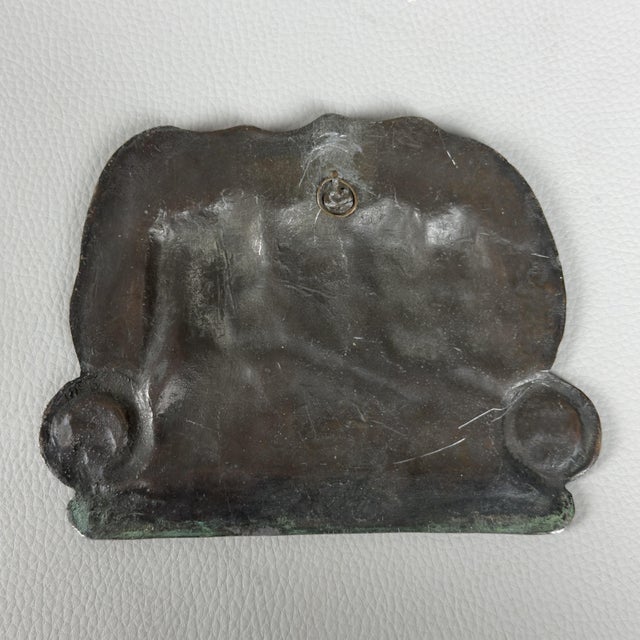 High Relief Bronze Sculpture by Ignoto, 1940s For Sale - Image 4 of 11