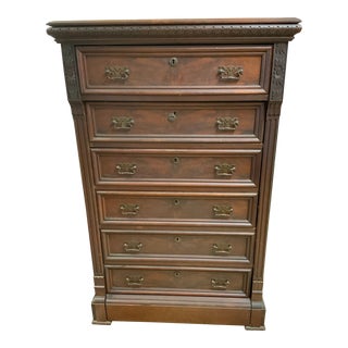 Late 19th Century Eastlake Victorian Tall Dresser For Sale