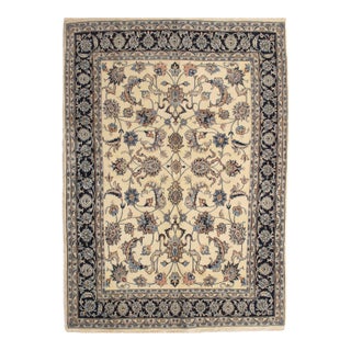 Antique Persian Mashad Rug 6'4" X 8'10" For Sale