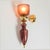 1990s Burgundy Murano Glass Sconces - a Pair For Sale - Image 4 of 12