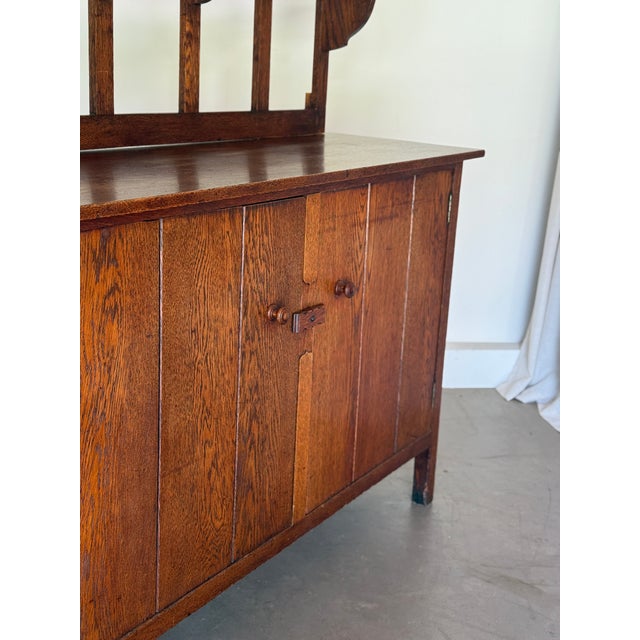 Arts & Crafts Antique Sideboard, Dresser Attributed to Ambrose Heal For Sale - Image 3 of 12