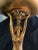Antique Late 19th Century Brass Art Nouveau Woman Holding a Bowl For Sale - Image 9 of 12