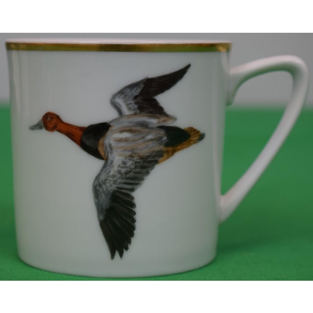 White Set X 6 Abercrombie & Fitch Gamebird Porcelain Mugs For Sale - Image 8 of 8