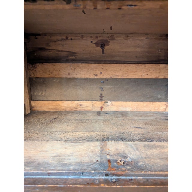 Antique Primitive Oak Jelly Cupboard Cabinet North Carolina For Sale - Image 13 of 18