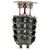 Rose Gold V8 Engine Corner Bar Table with Wine Rack For Sale - Image 3 of 9