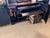 Attributed to Hooker Furniture Computer Credenza Desk/Workstation With Lighted Hutch and Glass Door Display Sections. For Sale - Image 9 of 13