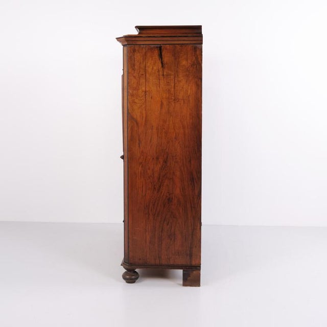 Antique Mahogany Secretaire with Four Drawers, 1840s For Sale - Image 12 of 14